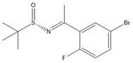 [N(E),S(S)]-N-(1-(5-溴-2-氟苯)亞乙基)-2-甲基丙烷-2-亞磺酰胺 