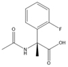 Benzeneacetic acid, α-(acetylamino)-2-fluoro-α-methyl-, (αR)-