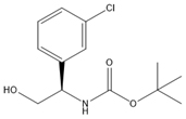 Carbamic acid, N-[(1R)-1-(3-chlorophenyl)-2-hydroxyethyl]-, 1,1-dimethylethyl ester