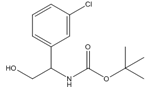 (1-(3-氯苯基)-2-羥乙基)氨基甲酸叔丁酯 