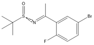 [N(E),S(R)]-N-(1-(5-溴-2-氟苯)亞乙基)-2-甲基丙烷-2-亞磺酰胺